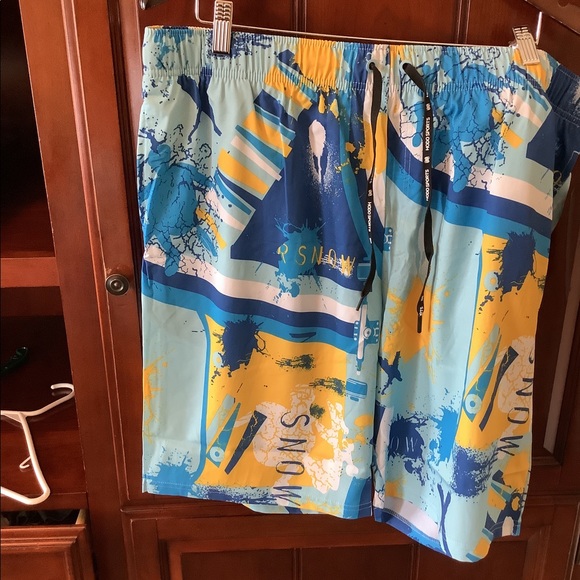 Hodo Sports - Mens Swim Trunks - Mesh Lined With Pockets - Picture 2 of 7